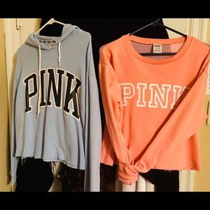 Bundle of 2 PINK Sweatshirts!!